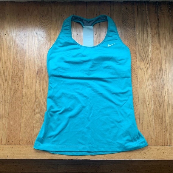 blue nike top womens